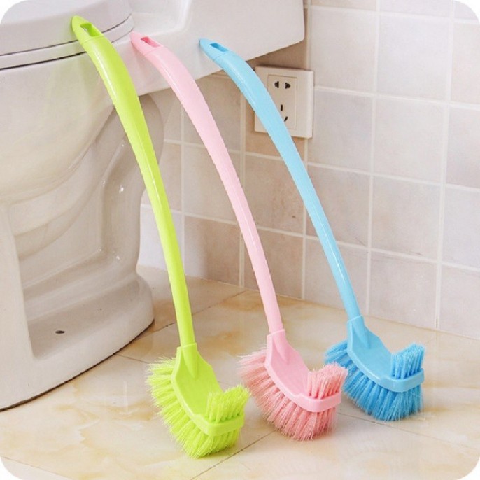 Bàn Chải 2 Đầu Cọ Vệ Sinh Toilet, Bản Chải Vệ Sinh Tiện Lợi Giá Rẻ Độ Bền Cao Bảo Hành 1 Năm