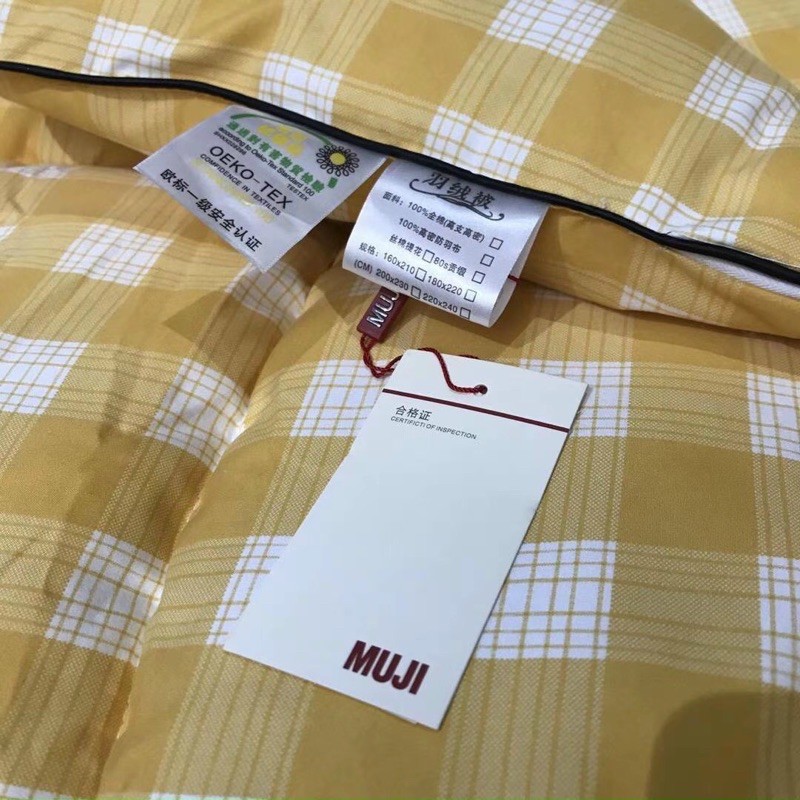 ruột chăn lông vũ nhân tạo microfiber MUJI