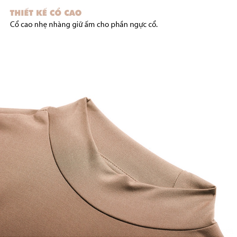 Áo len nam TFUN mã TT76, dáng áo thun giữ nhiệt nam co giãn vải nỉ mùa đông đẹp chính hãng cao cấp