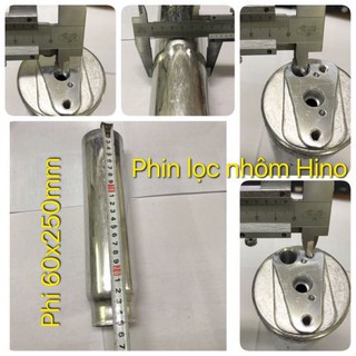 Phin lọc nhôm của dòng xe HINO phi 60x250mm