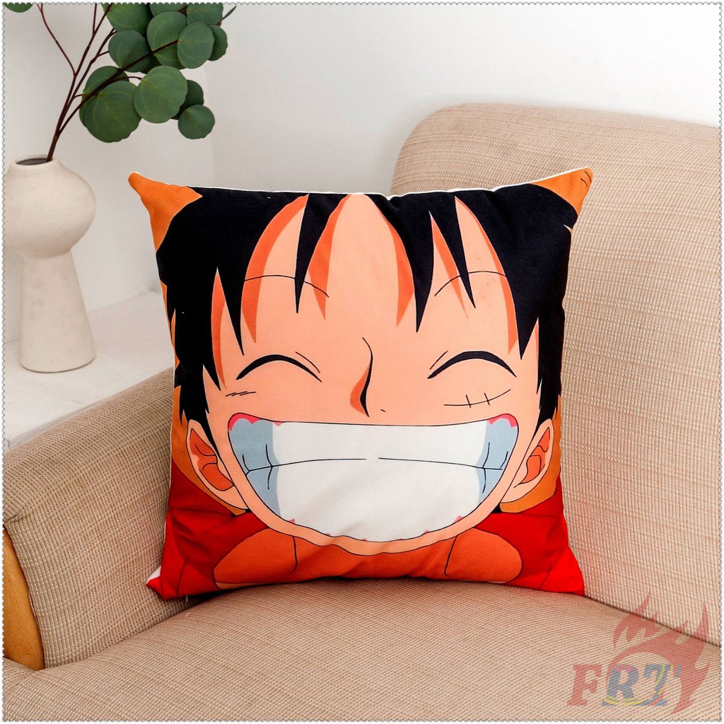 ▶ One Piece - Luffy / Chopper Cushion Cover ◀ 1Pc Cartoon Anime Pillow Cover Cushion Case Pillow Case Home Decor