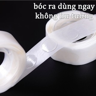 Cuộn 100 miếng băng dính bóng trang trí
