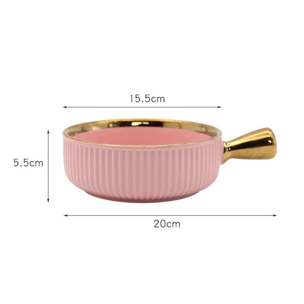 Tô mỳ. Âu mỳ. Dĩa decor trang trí bàn ăn có tay cầm