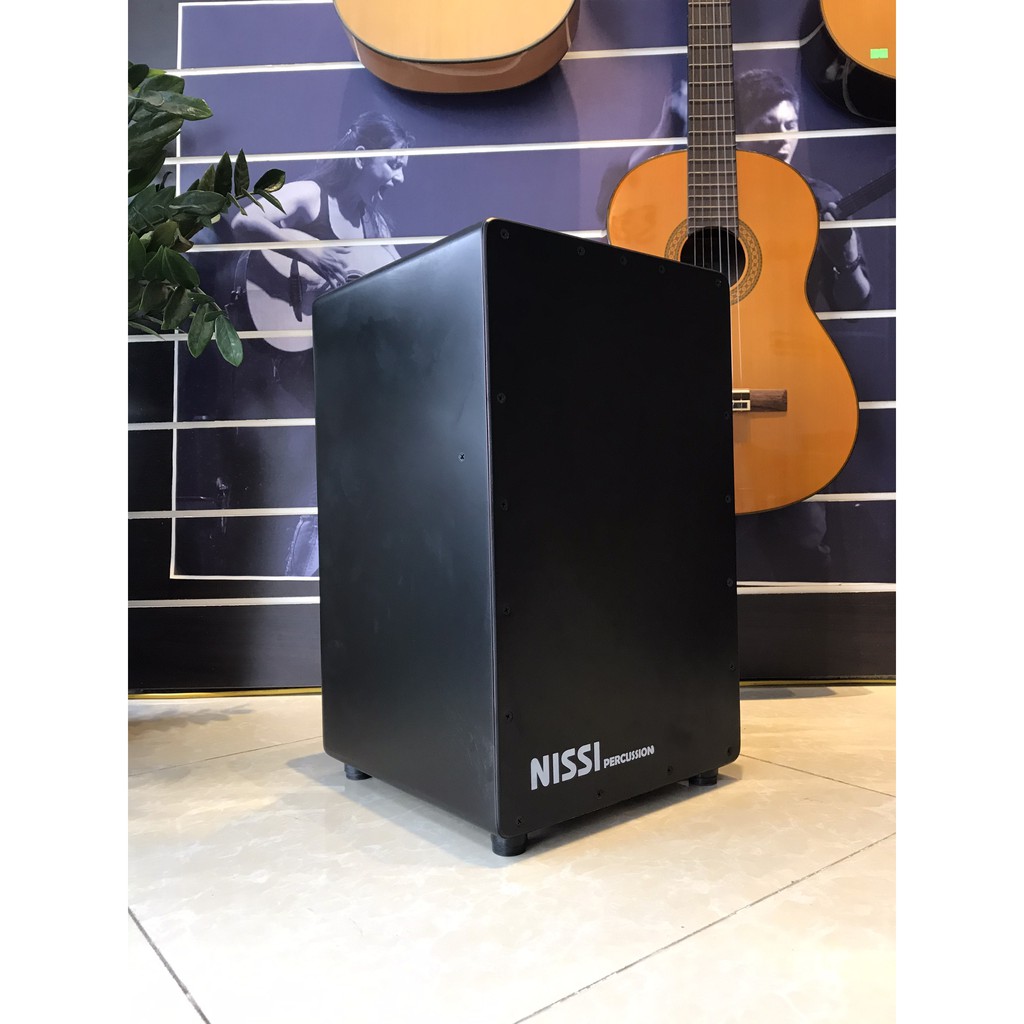 Trống Cajon Nissi màu Đen Cao Cấp TA5