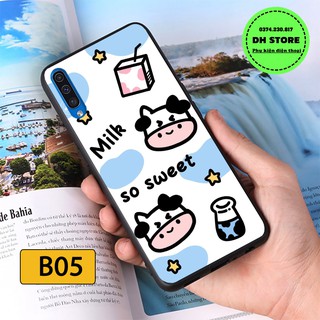 Ốp lưng Samsung A50 - Samsung A70 Ốp lưng điện thoại in hình bò sữa đáng yêu, chất liệu in UV cao cấp, rõ nét, bền đẹp.