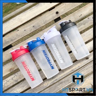 Bình Nước, Bình Đựng Nước Tập Gym Thể Thao Thể Hình My Protein 600ML Chính Hãng Nhiều Màu Cao Cấp Có Lò Xo Lắc Shaker