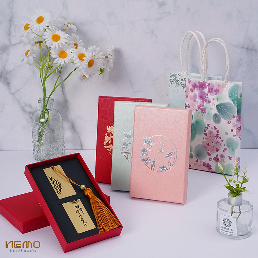HỘP QUÀ TẶNG DÙNG ĐỰNG PHỤ KIỆN NHỎ, TRANG SỨC, TÚI PHƯỚC NEMO HANDMADE - HGQE