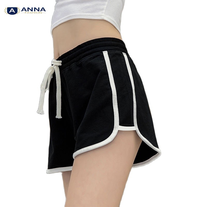 Quần Short Nữ Lưng Cao Thời Trang Nữ Anna