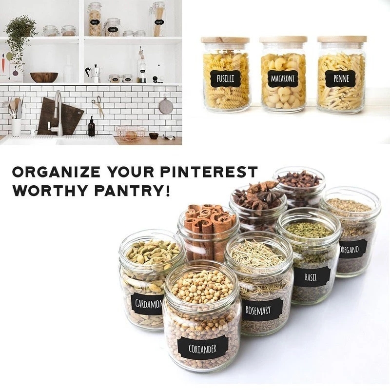 Set 36 Nhãn Dán Phân Loại Hũ Gia Vị Tiện Dụng