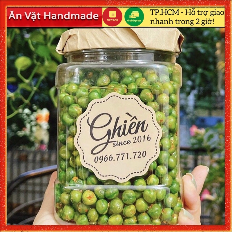 Đậu hà lan ngon mê ly hũ 400gram, Đồ ăn vặt Sài Gòn