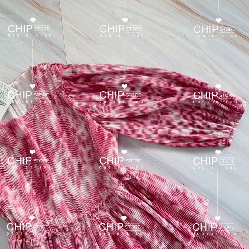 VÁY XẾP LY BÈO TẦNG LOANG MÀU KOREA