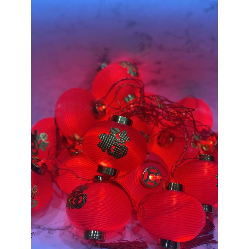 ✨ Lồng đèn trang trí tết 12 trái hình tròn trang trí siểu đẹp✨