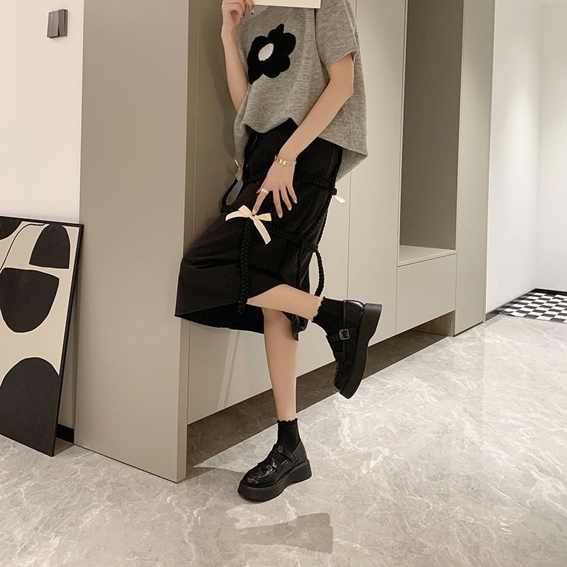 Giày Lười Da Đế Dày Hở Ngón Phong Cách Anh Quốc Thời Trang Xuân Hè Cho Nữ