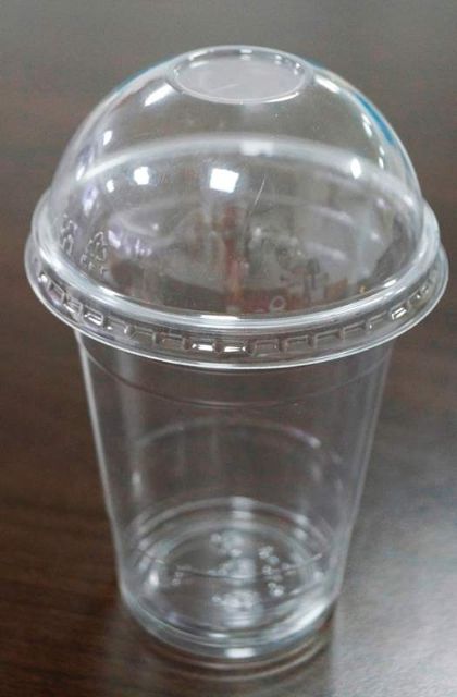 [Sỉ] 50 Cốc nhựa nắp cầu 500ml | Ly nhựa dùng 1 lần kèm nắp cầu