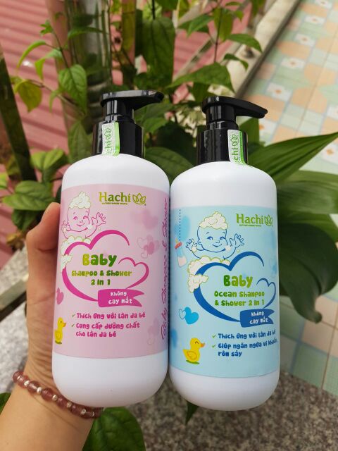 HACHI BABY 2IN1 - SỮA TẮM GỘI TOÀN THÂN CHO BÉ - CHAI MỚI 350ML  giúp ngăn ngừa và giảm thiểu một số chứng bệnh về da