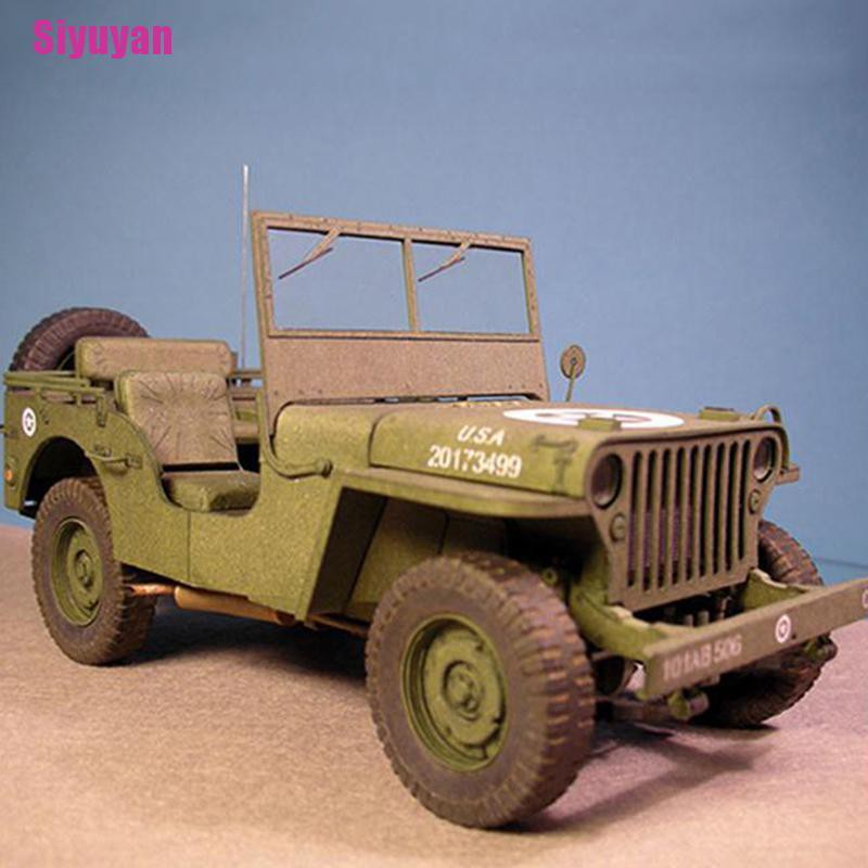 Mô Hình Xe Jeep Willys Mb Jeep Tỉ Lệ 1: 25