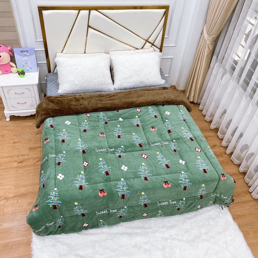 Chăn UYKY HOA LOẠI 1_ Làm ấm nhanh, Nặng 4kg, Kích thước 2mx2m3 Giá rẻ
