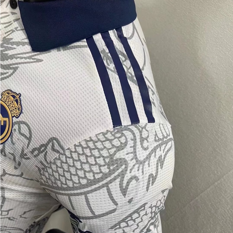 Áo Thun Đá Banh Tay Ngắn In Logo Đội Real Madrid 22-23 Size S-XXL