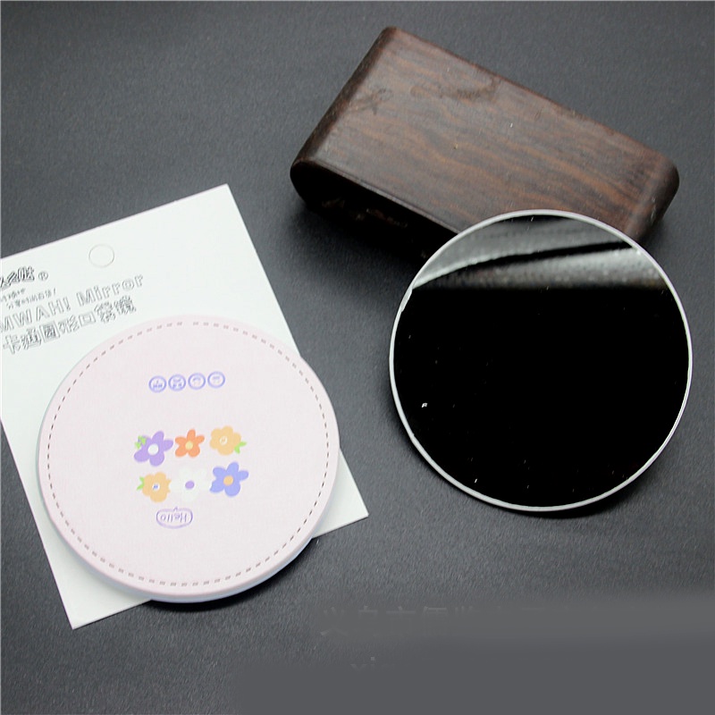 🍉Gương 2 Mặt Mini Cầm Tay - Đóng Bìa Cứng Siêu Dễ Thương Hình Vuông/ Tròn/ Chữ Nhật - Gương Trang Điểm Bỏ Túi DUASHOP