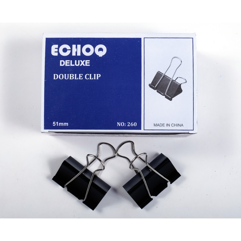 Hộp 12 Kẹp bướm ECHO 51mm