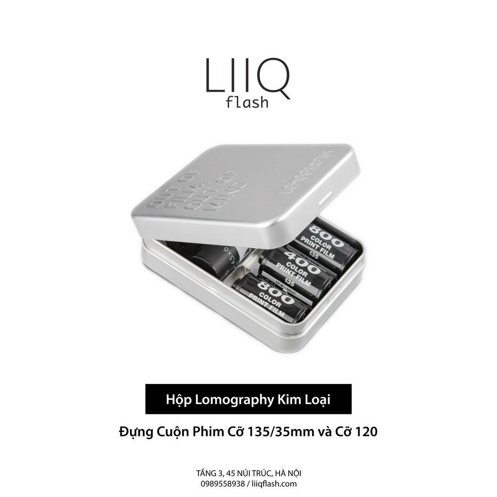 Hộp Lomography Kim Loại Đựng Cuộn Phim Cỡ 135/35mm và Cỡ 120, Chính Hãng, Cho Máy Chụp Ảnh Film - LIIQ Flash