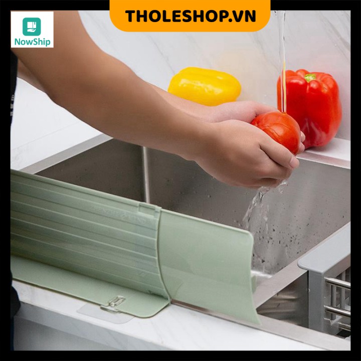 Dụng cụ vệ sinh nhà bếp  ⛔GIÁ SỈ⛔  Tấm nhựa chắn văng nước bồn rửa chén, không văng nước ra ngoài khi bạn rửa 7594
