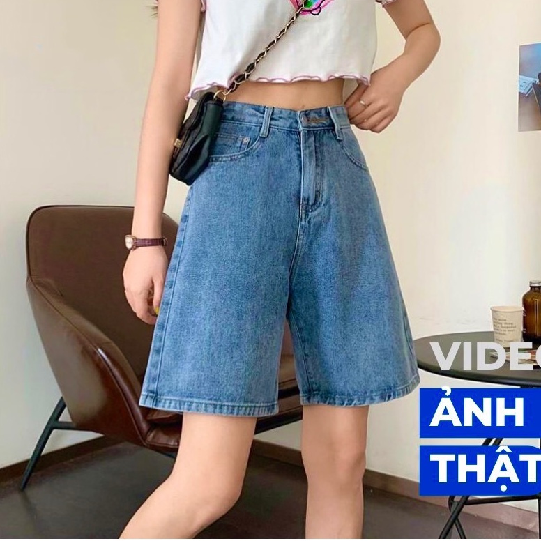 Quần Short jean nữ chất bò trơn mềm xinh xắn