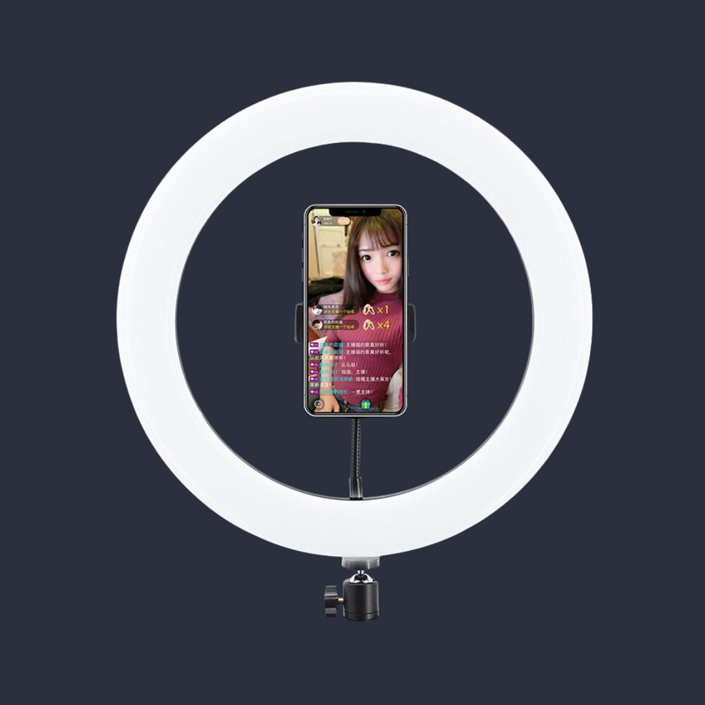 Đèn Livestream Bán Hàng 26cm 30cm 33cm 36cm Đèn Để Bàn Chuyên Dụng 3 Chế Độ Cao Cấp Hỗ Trợ Chụp Ảnh Quay Clip