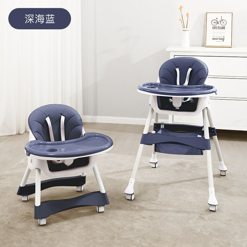 Ghế Ăn Dặm Cao Cấp Baby Chill Gấp Gọn Có Bánh Xe Cho Bé