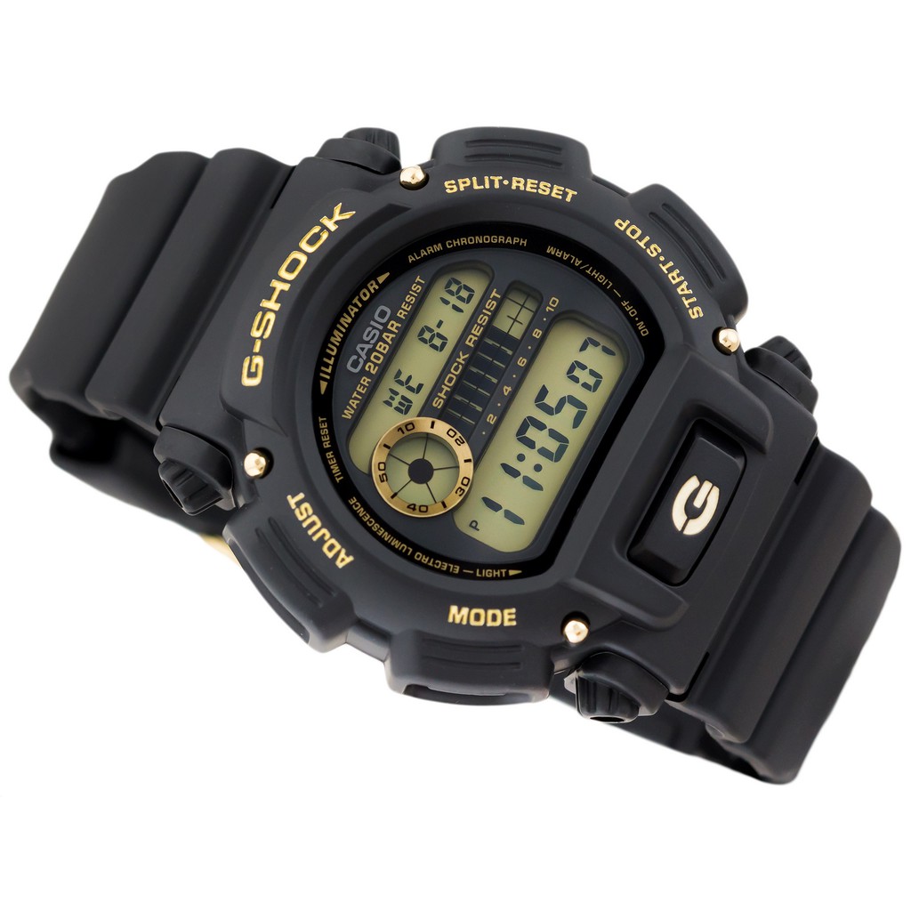 Đồng hồ nam dây nhựa Casio G-Shock chính hãng Anh Khuê DW-9052GBX-1A9DR