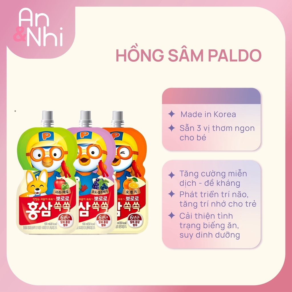 HỒNG SÂM PALDO HÀN QUỐC