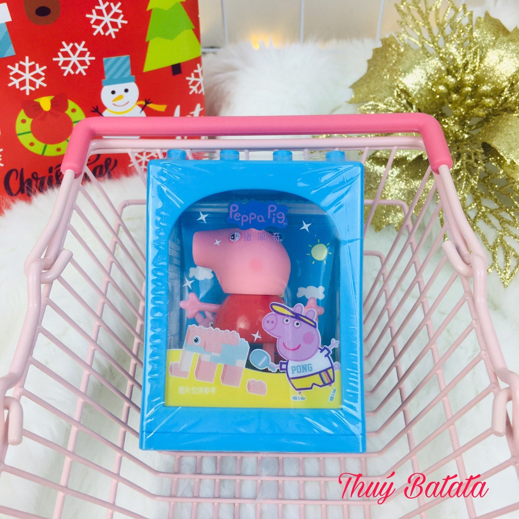 Đồ chơi trẻ em,kẹo đồ chơi mô hình chú heo Peppa Pig đáng yêu