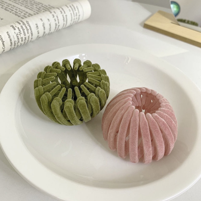 Kẹp tóc nhựa resin màu sắc ngọt ngào thanh lịch phong cách hàn quốc dành cho nữ