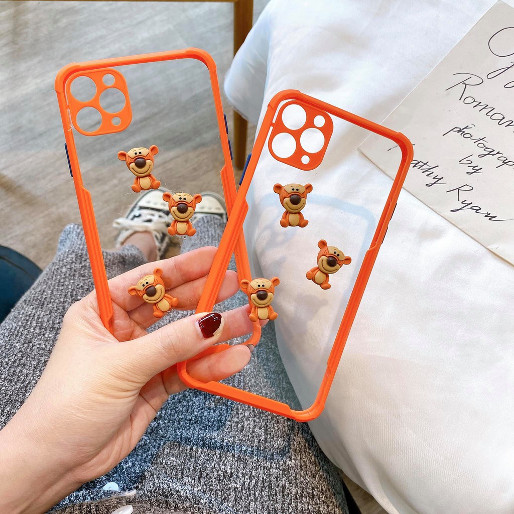 Ốp lưng iphone ICON 3 CON HỔ VIỀN CAM 6s plus/6/7/7plus/8/8plus/x/xs/xs max/11/11 pro/11 promax,Anh Ga Case