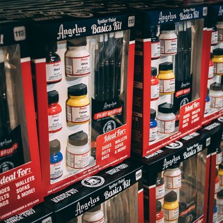 Bộ sản phẩm Angelus Leather Paint Basics Kit – 11pc