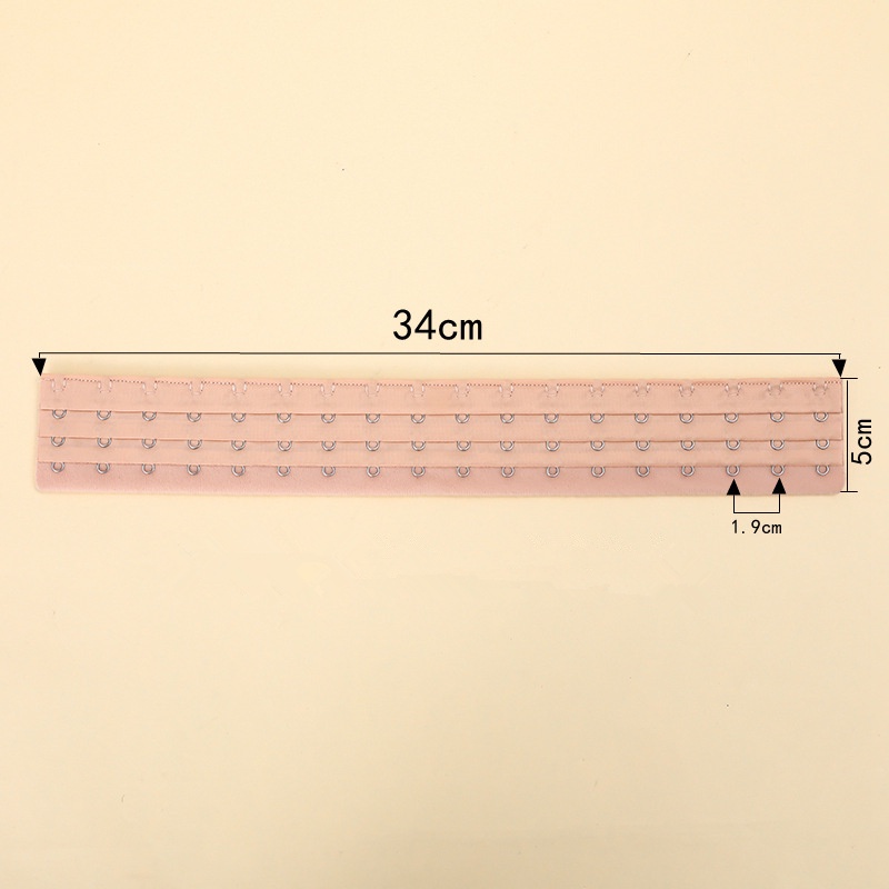 Dây Đai 3 Hàng 18 Móc Mở Rộng Cho Áo Ngực Lưng Có Thể Điều Chỉnh