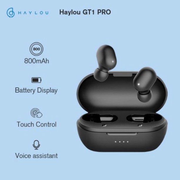 GIÁ ĐI SĂN Tai Nghe True Wireless Xiaomi Haylou GT1 PRO Bluetooth 5.0 | Cảm Ứng | Chống Nước IPX5 | Bass Cực Mạnh $$$