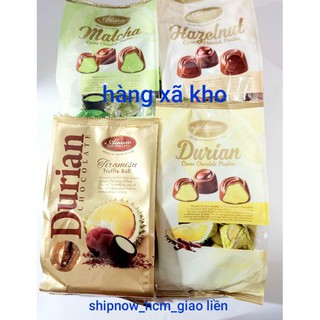 socola sầu riêng tiramisu trà xanh gói 300 g, malaysia, 4.2022