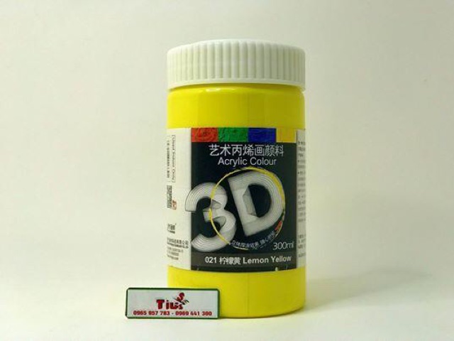Set 8 màu 3D-300ml Acrylic cơ bản (cho người mới học)