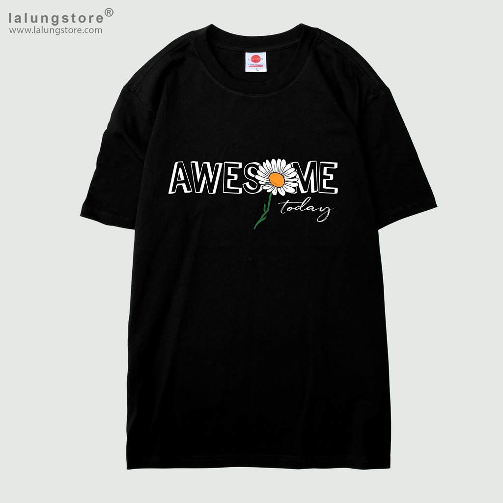 Áo Polo, Áo Phông Unisex hoạ tiết AWESOME [1691]