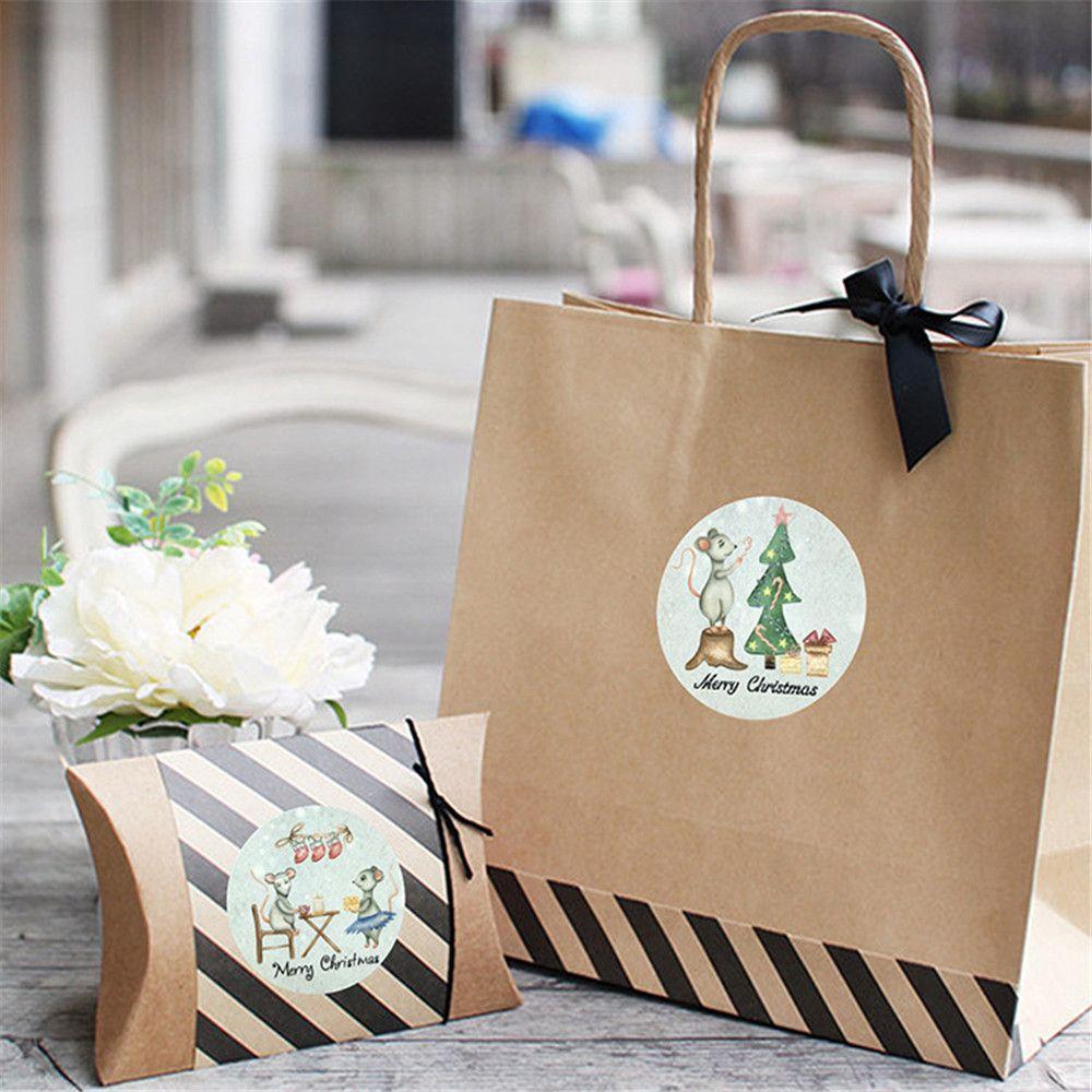 Set 500 Miếng Dán Ghi Chú Trang Trí Giáng Sinh DIY