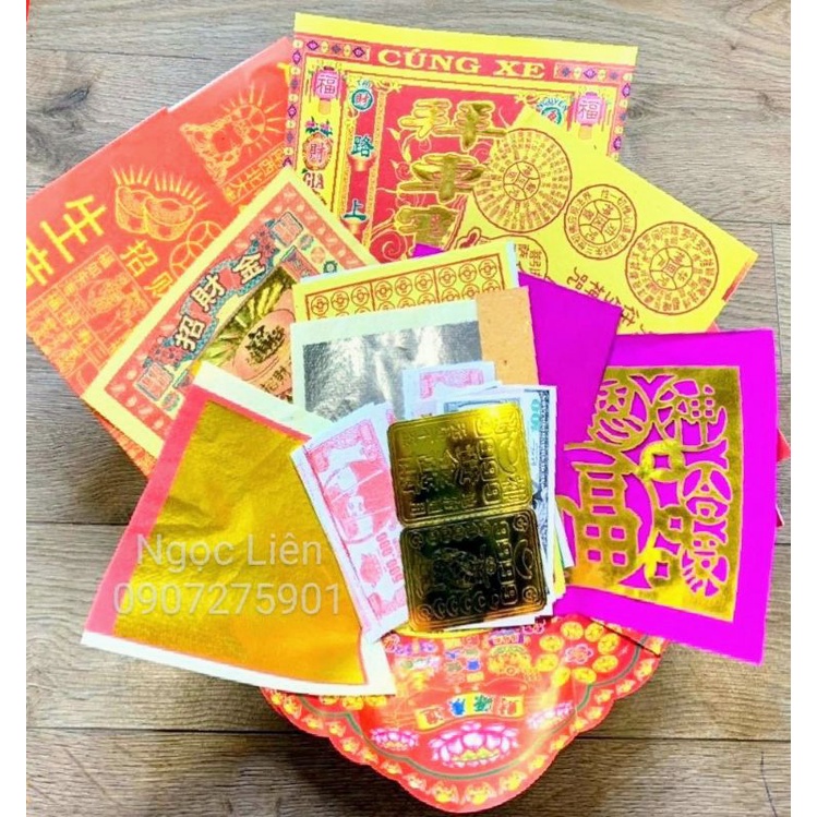 Giấy cúng xe loại đẹp