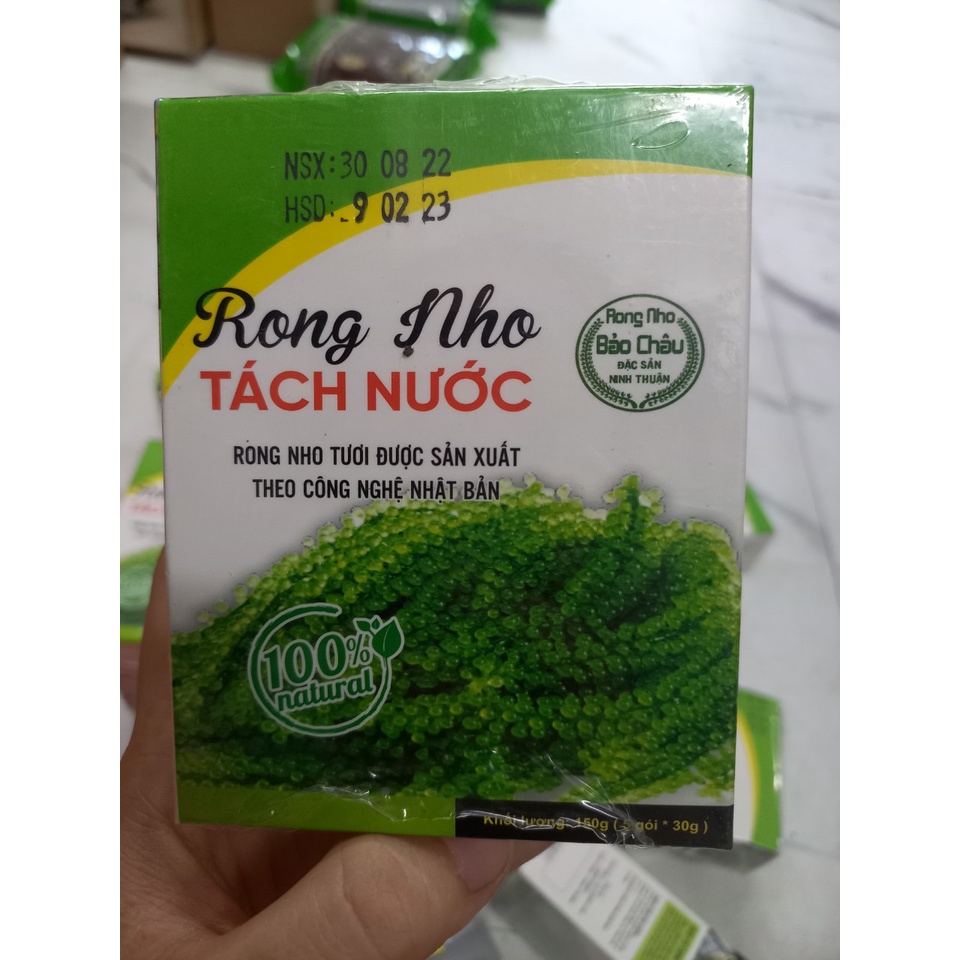 Rong nho tách nước bảo châu ăn salad, xốt mè rang - ảnh sản phẩm 7