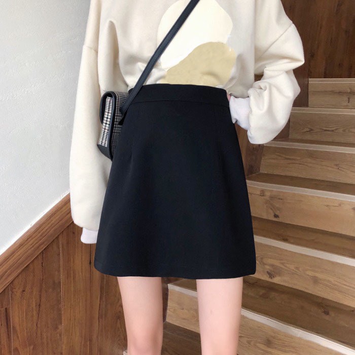 Chân váy chữ a ngắn công sở lưng cao kẻ Caro có quần bảo hộ | BigBuy360 - bigbuy360.vn