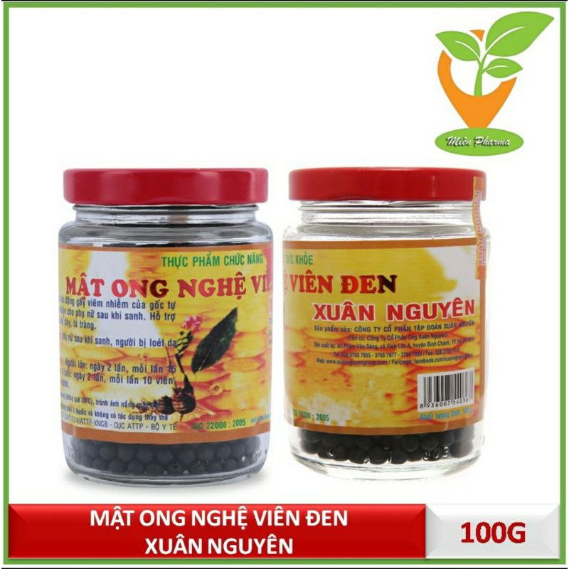 Mật ong nghệ viên đen Xuân Nguyên 100g