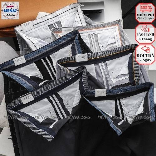 Quần Short Tây Âu Nam Cao Cấp  Chất Vải Coton Co Giãn 2 Chiều  Body Chuẩn Form  Chuẩn Dáng -Men87_store