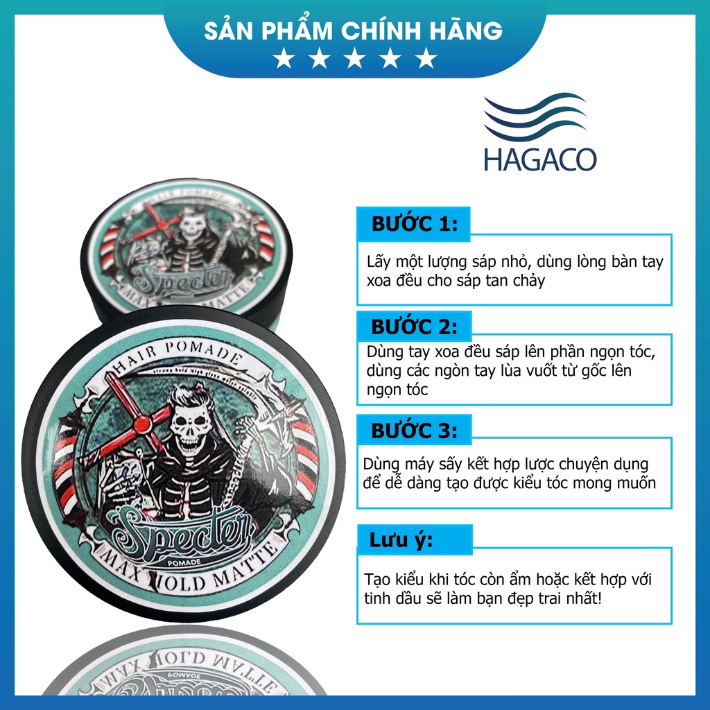 SÁP tạo kiểu tóc,giữ nếp tóc dành cho nam Max Hold Matte Chính Hãng