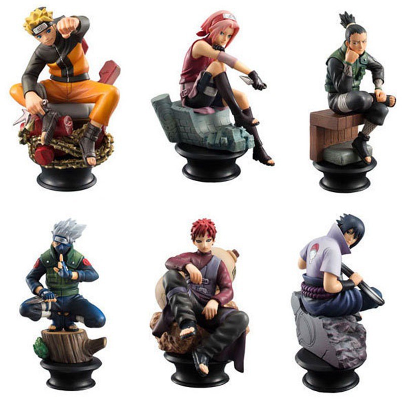 Mô hình nhân vật trong phim Anime Naruto Uzumaki Hinata Madara kích thước 9 cm