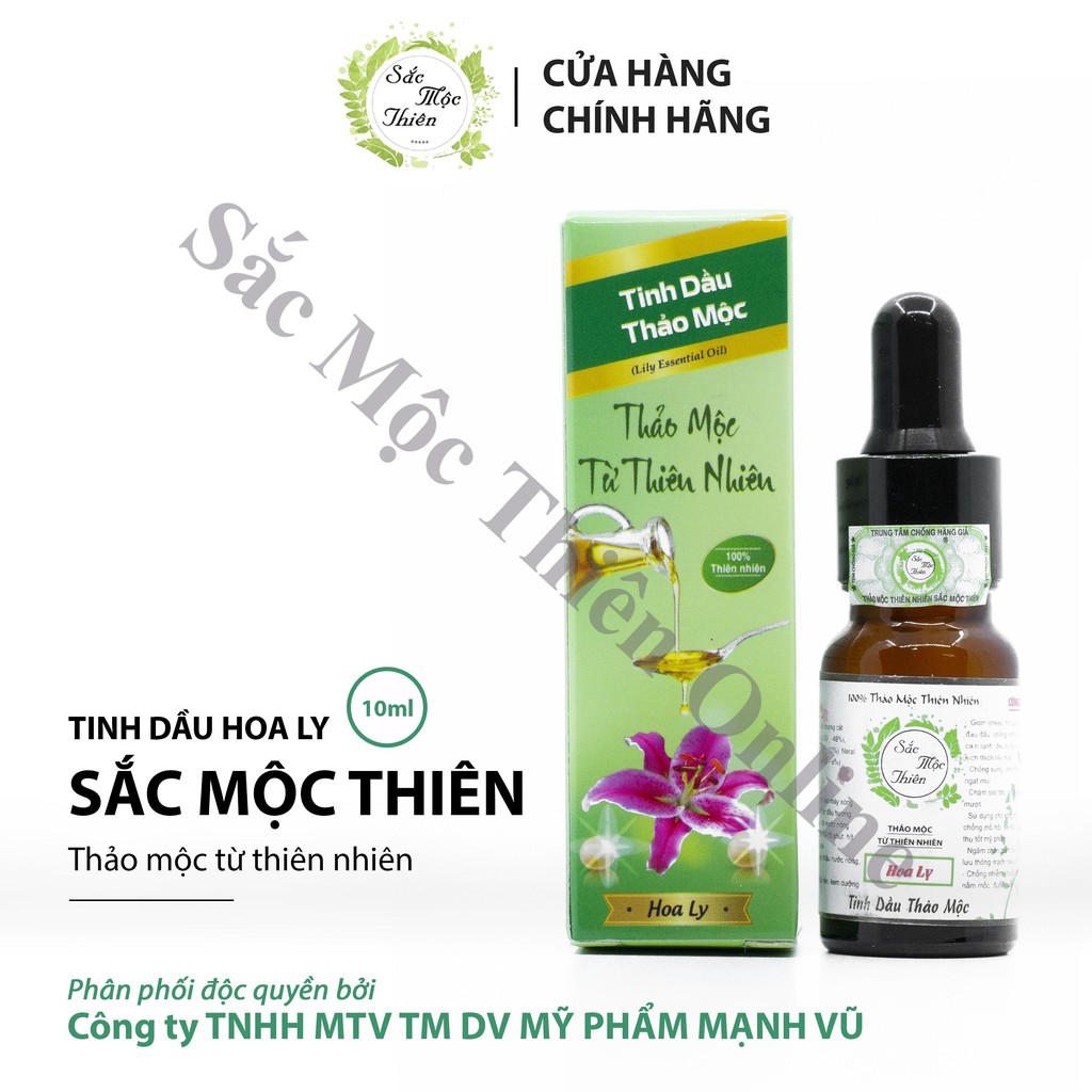 Tinh Dầu Hoa Ly Sắc Mộc Thiên - Chiết Xuất 100% Từ Thiên Nhiên