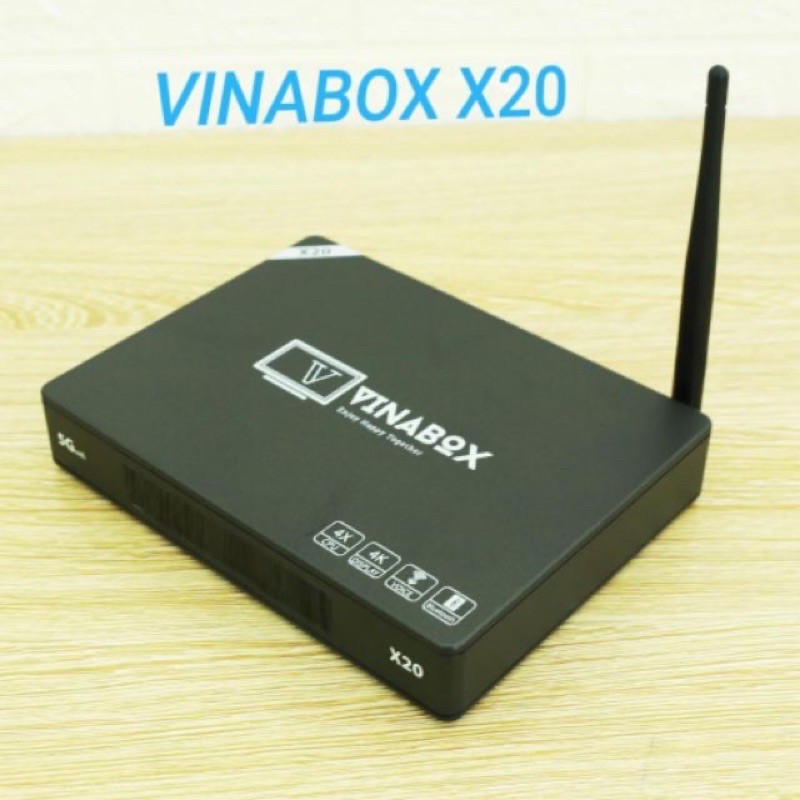 TV box VINABOX X20 cấu hình khủng RAM 4GB bảo hành 2 năm